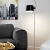 Oluce - Coup� 3321 gulvlampe sort